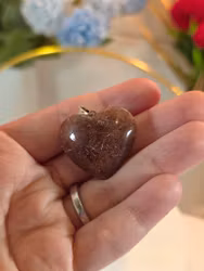 Hänge Rutilkvarts Hjärta nr 2