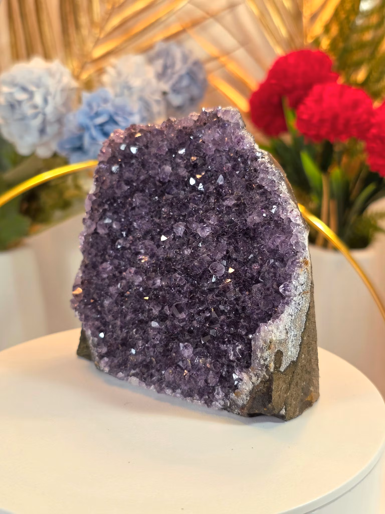 Kluster Av Ametist 379 Gram