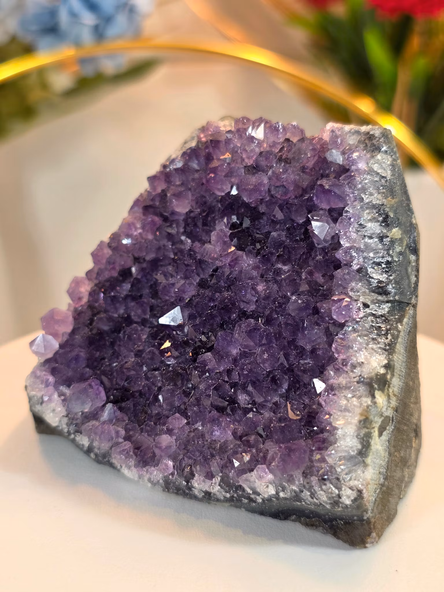 Kluster Av Ametist 258 Gram