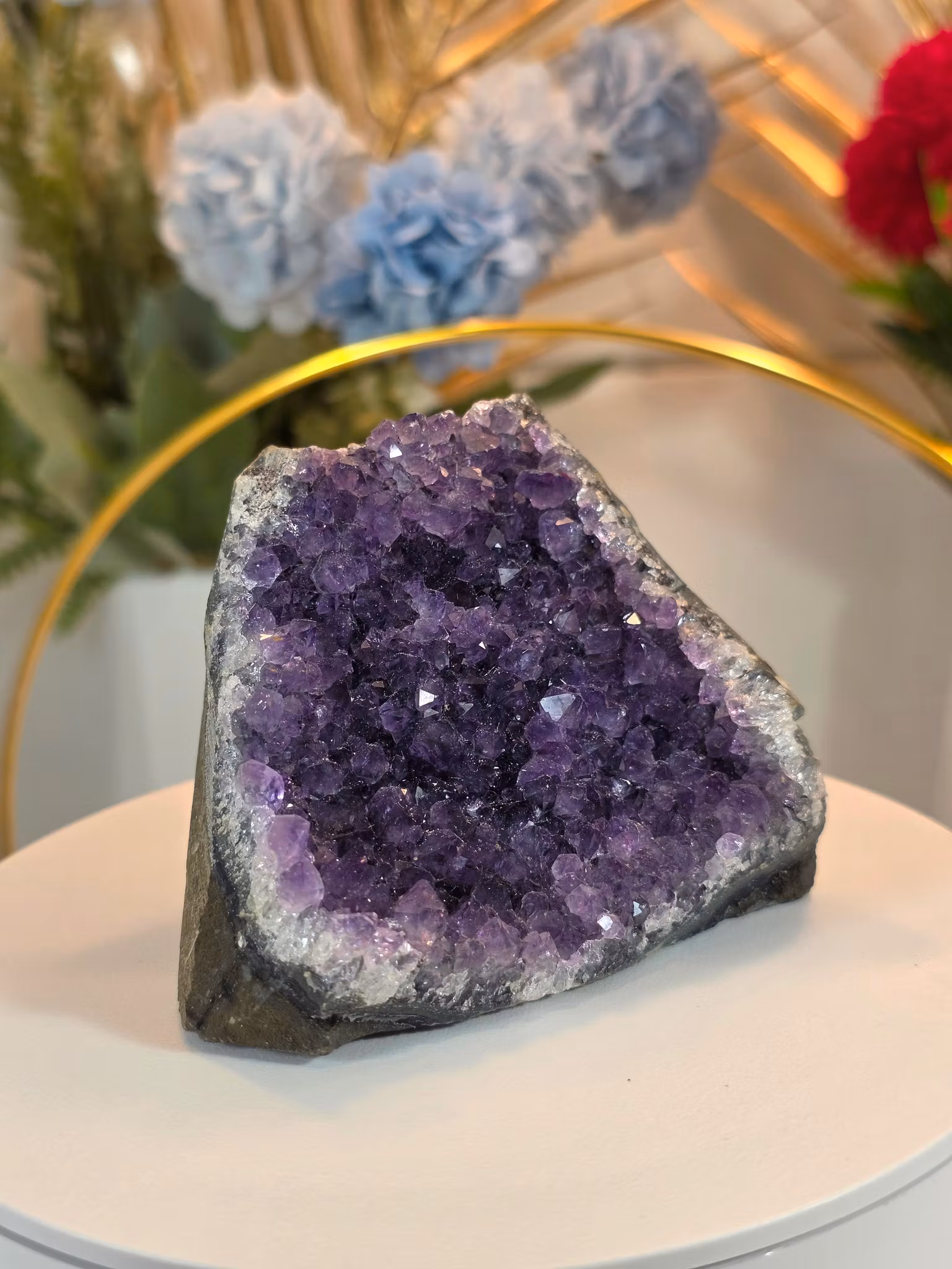 Kluster Av Ametist 258 Gram