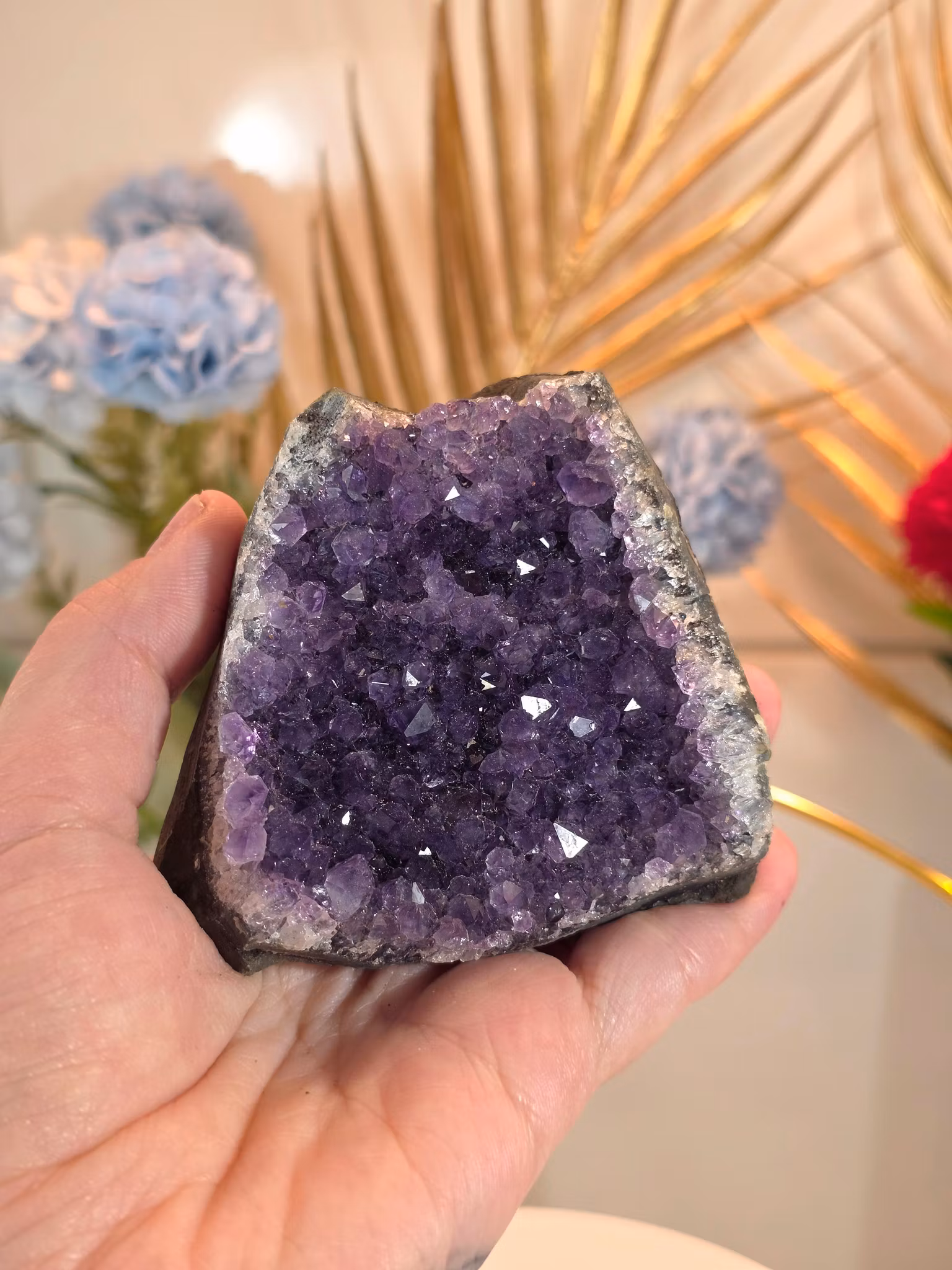 Kluster Av Ametist 258 Gram