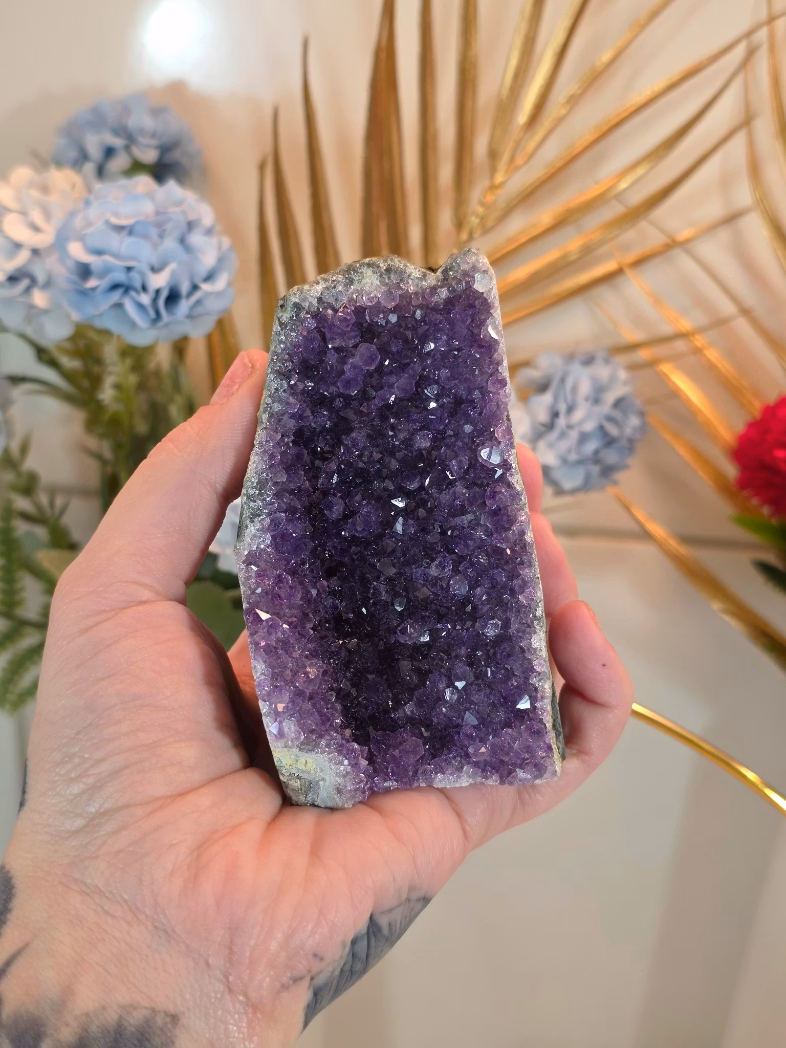 Kluster Av Ametist 229 Gram