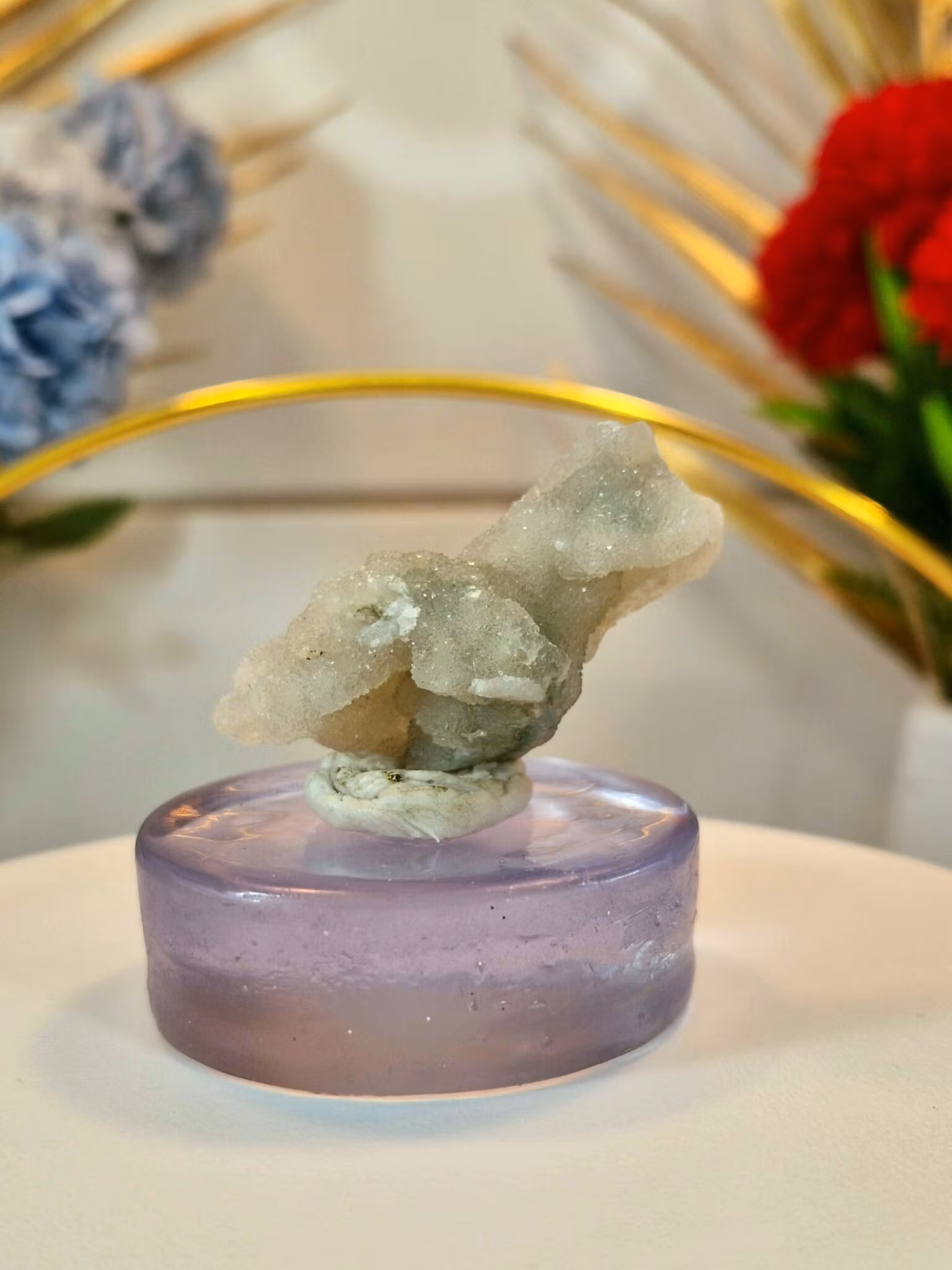 Grön Sugar Kalcedon "Delfin"