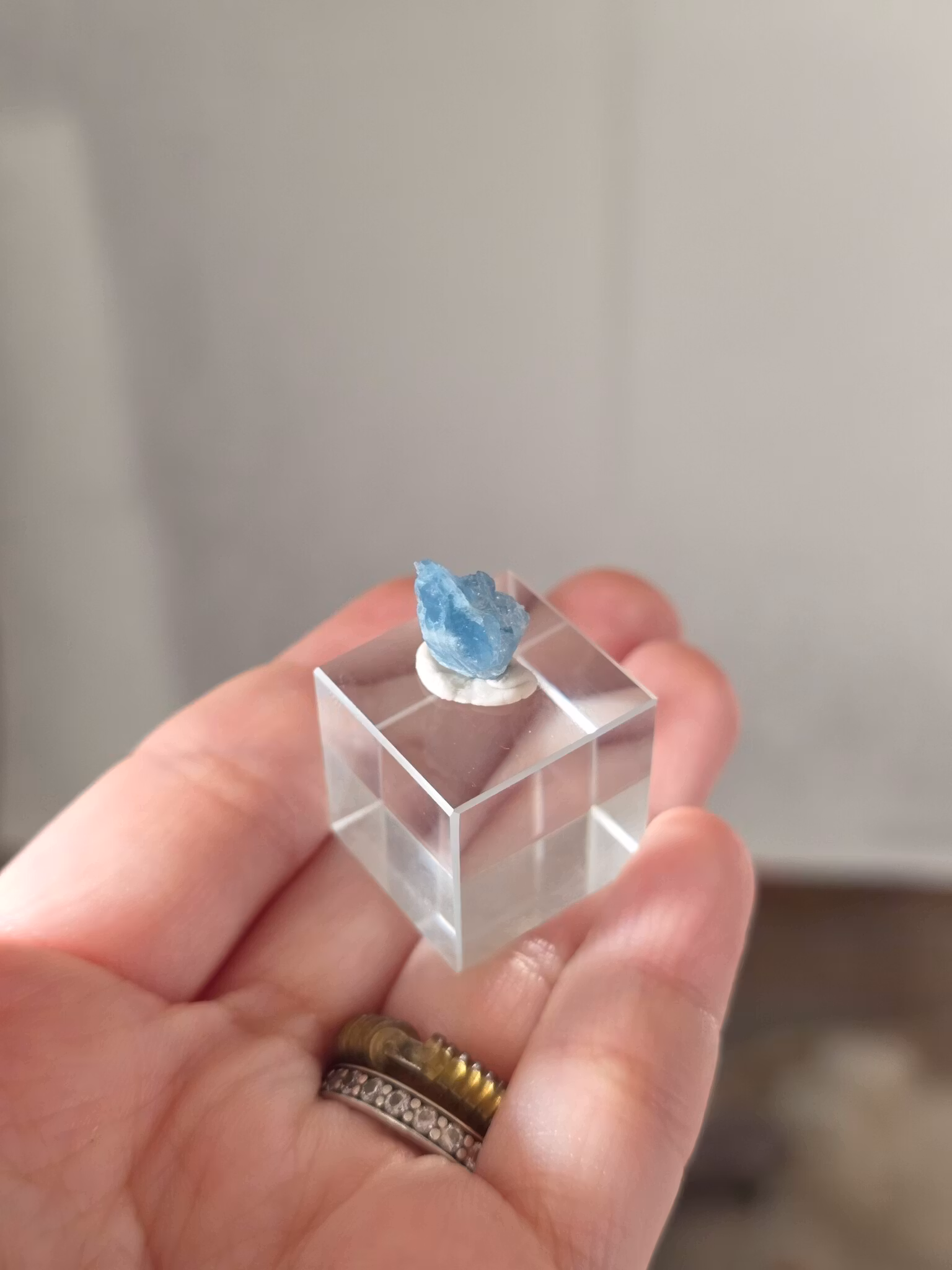 akvamarin, 3,65 ct, Santa Maria de Itabira, Brasilien