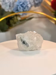 Apofyllit På Kvarts Med Stalaktit