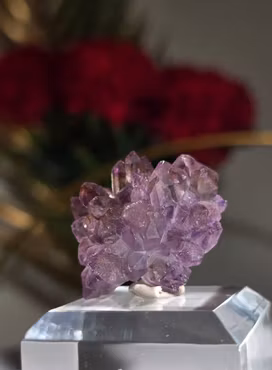 Ametist Blomma Från Gruvan Karur