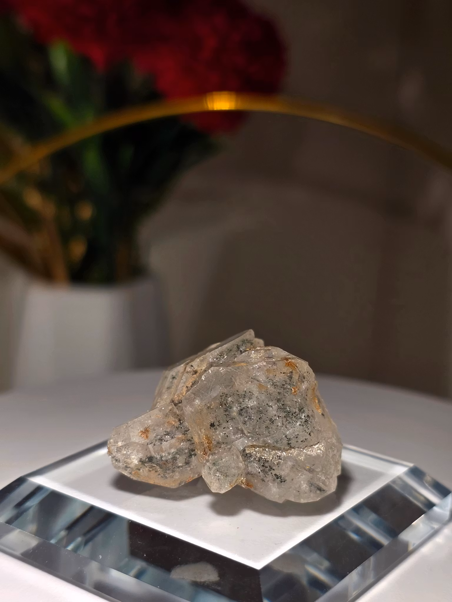 Himalaya Kvarts Rutiler & Klorit