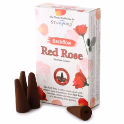 Stamford Backflow Rökelsekoner Red Rose
