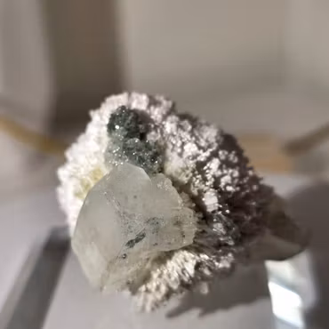 Sällsynt Thomsonit Med Grön Apofyllit