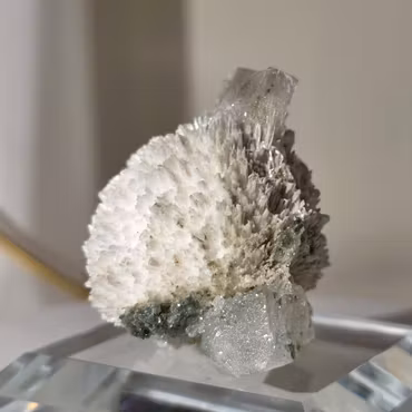 Sällsynt Thomsonit Med Grön Apofyllit