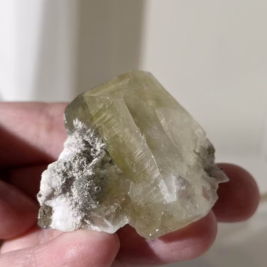 Grön Apofyllit På Matrix