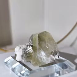 Grön Apofyllit På Matrix