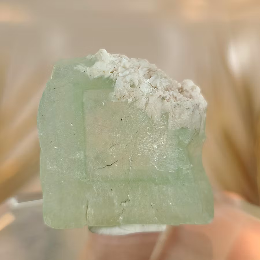 Apofyllit Kub Med Fantom