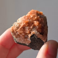 Orange Chabazit Med Heulandit