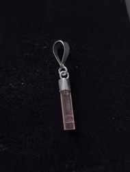 Hänge i Rosa Turmalin 925 silver nr 1
