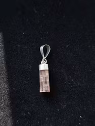 Hänge i Rosa Turmalin 925 silver nr 2