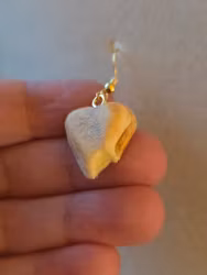 Örhängen Handgjorda Vaniljhjärtan Swedish Fika