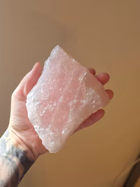 Rå Rosenkvarts 707 gram