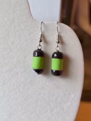 Örhängen Handgjorda Dammsugare Swedish Fika Rhodiumpläterade