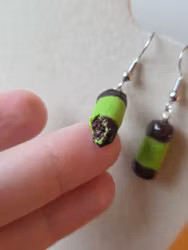 Örhängen Handgjorda Dammsugare Swedish Fika Rhodiumpläterade