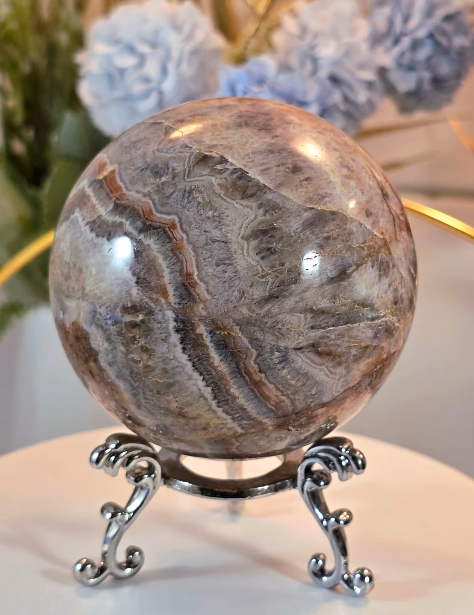 Klot av Ametist Och Agat 463 gram