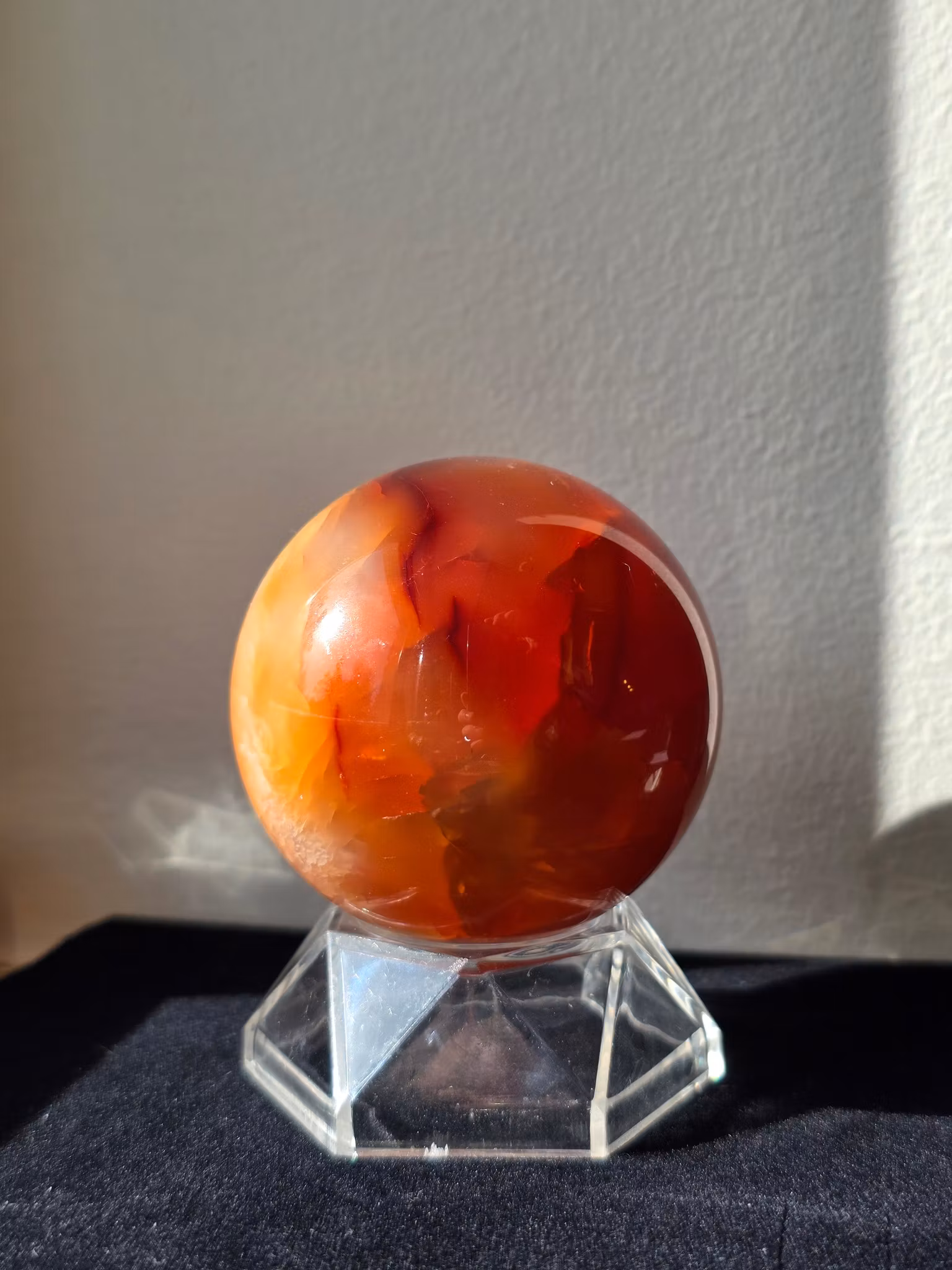 Klot Av Karneol 225 gram