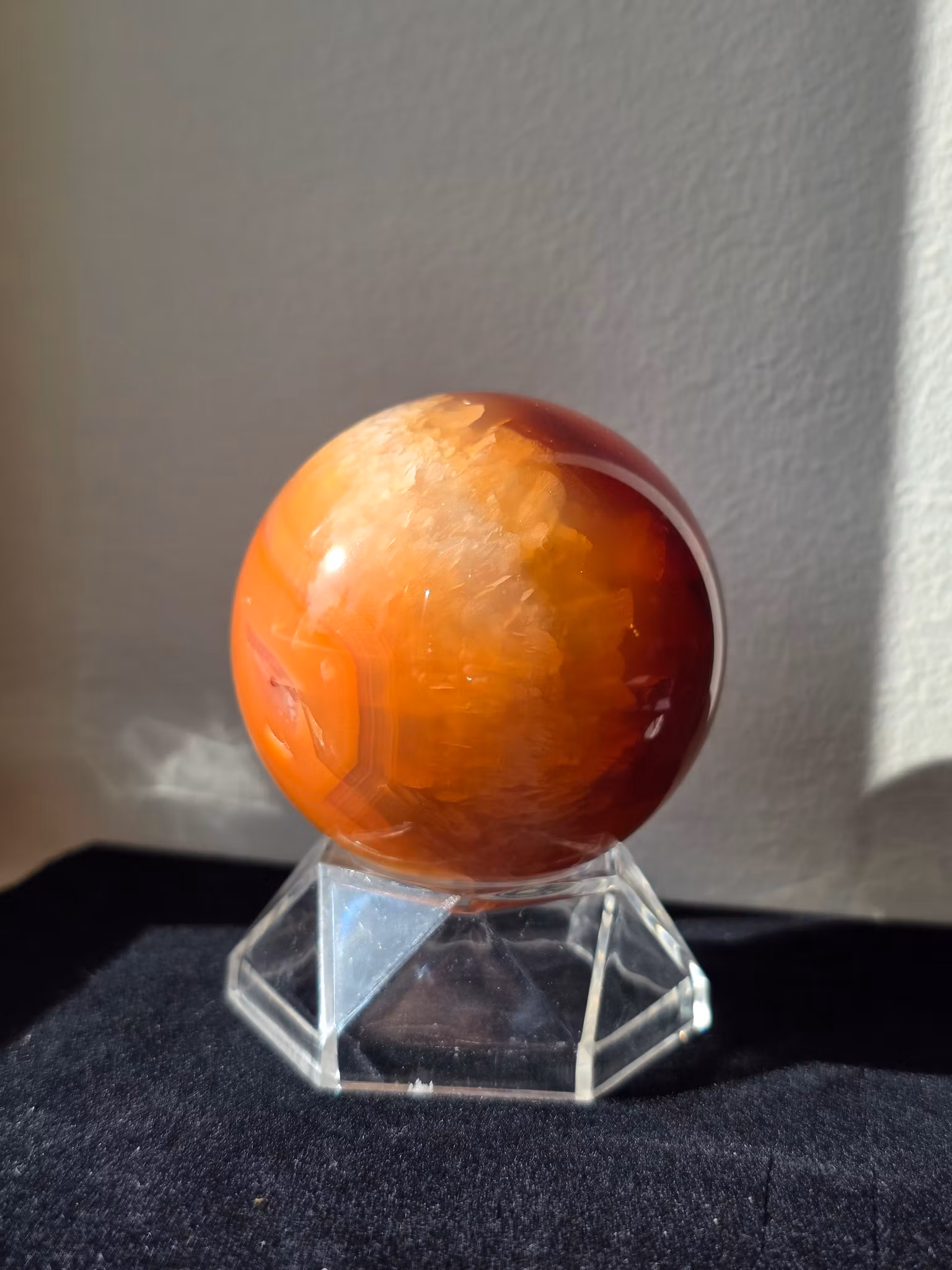 Klot Av Karneol 225 gram