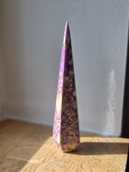 Polerad Fosfosiderit Diamant Spets