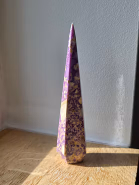 Polerad Fosfosiderit Diamant Spets