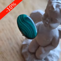 Malakitcabochon 4,80 g ~ 24ct