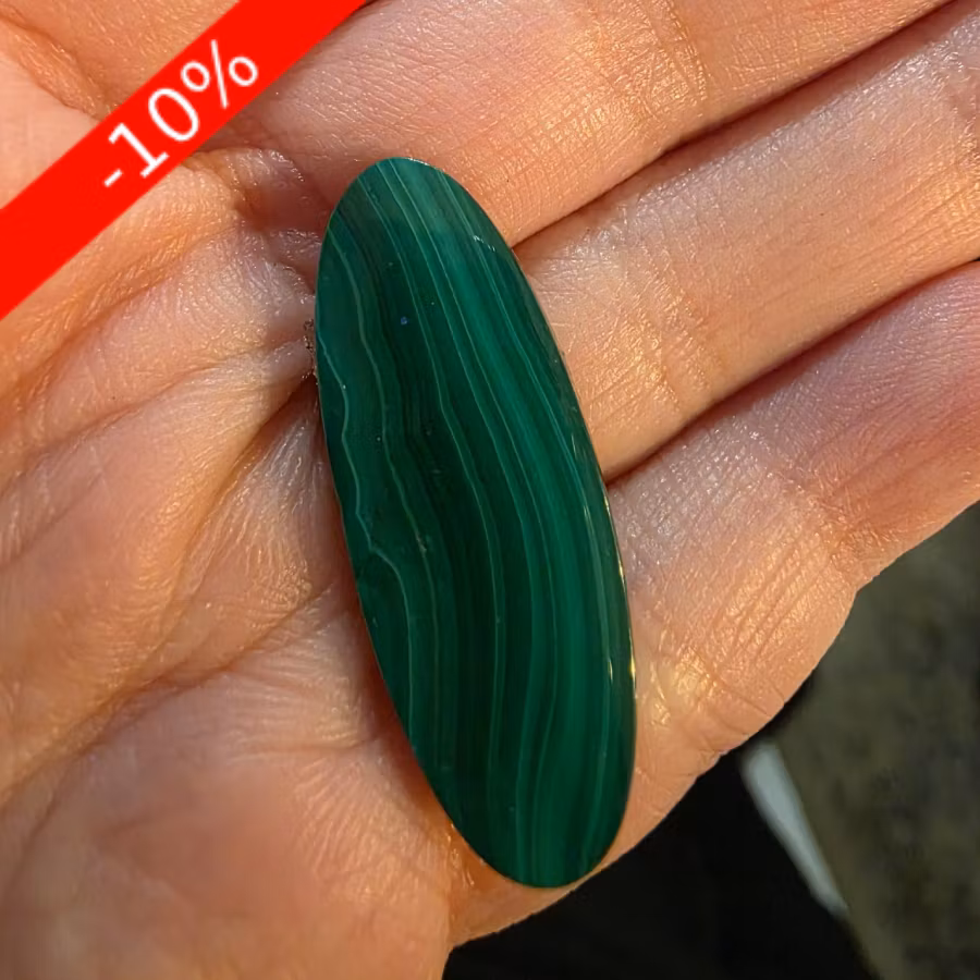 Malakitcabochon 4,11 g ~ 20,6 ct