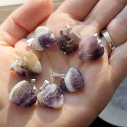 Hänge Ametist Hjärta Valbara