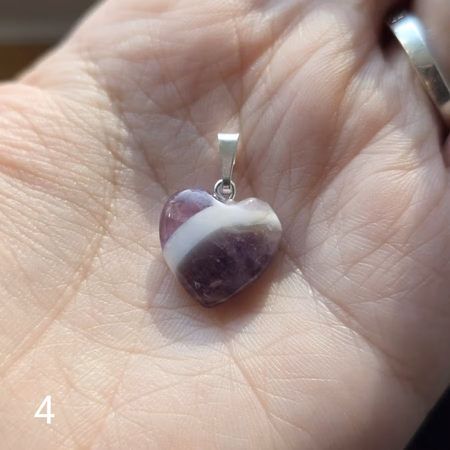 Hänge Ametist Hjärta Valbara