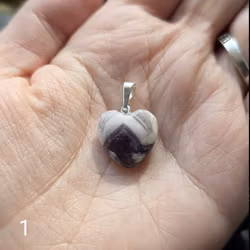 Hänge Ametist Hjärta Valbara