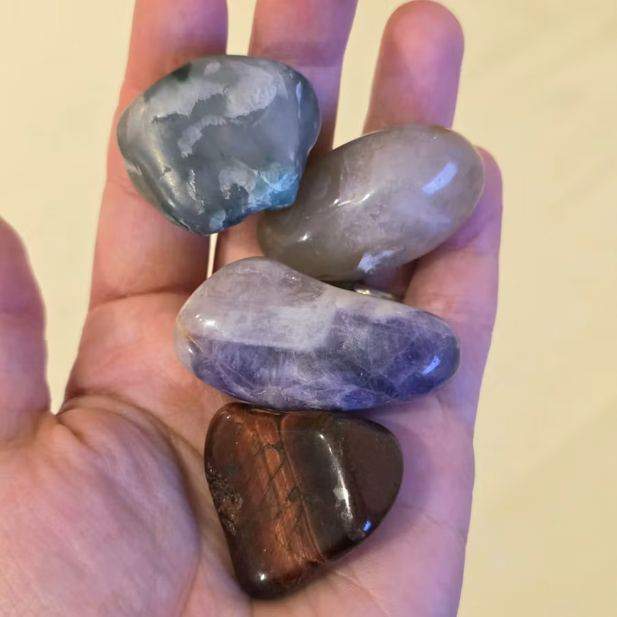 Mixade Stora Trumlade Stenar, 10 st Obs, Naggade!