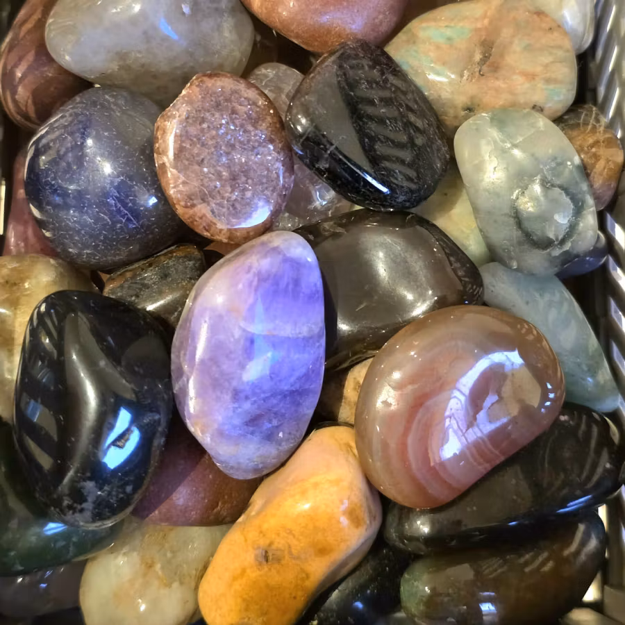 Mixade Stora Trumlade Stenar, 10 st Obs, Naggade!