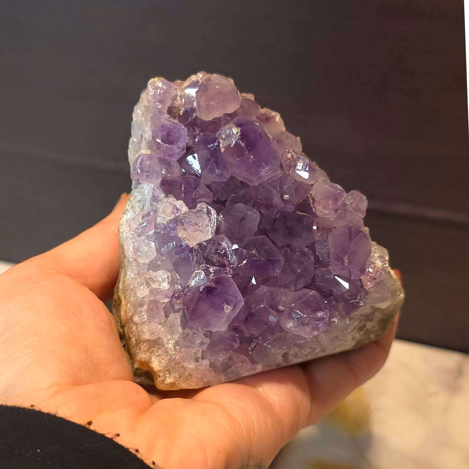 Kluster Av Ametist 341 Gram