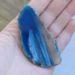 Mini Blå Agatplatta