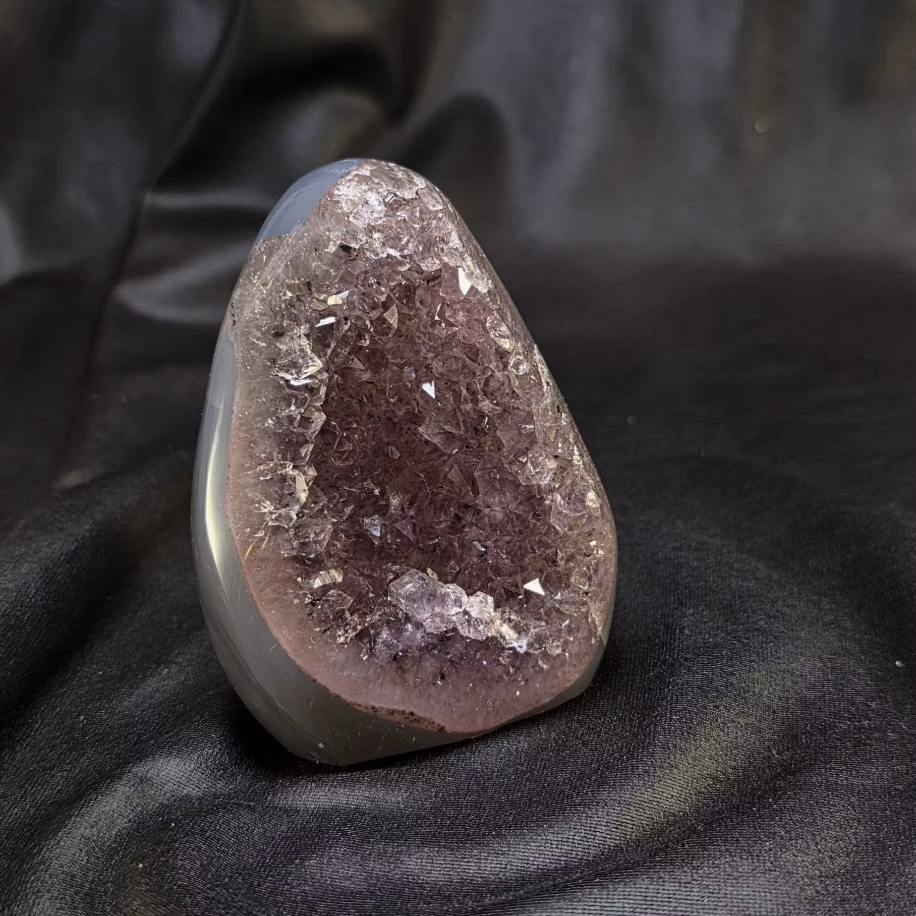 Agat Med Druzy Polerad Uruguay