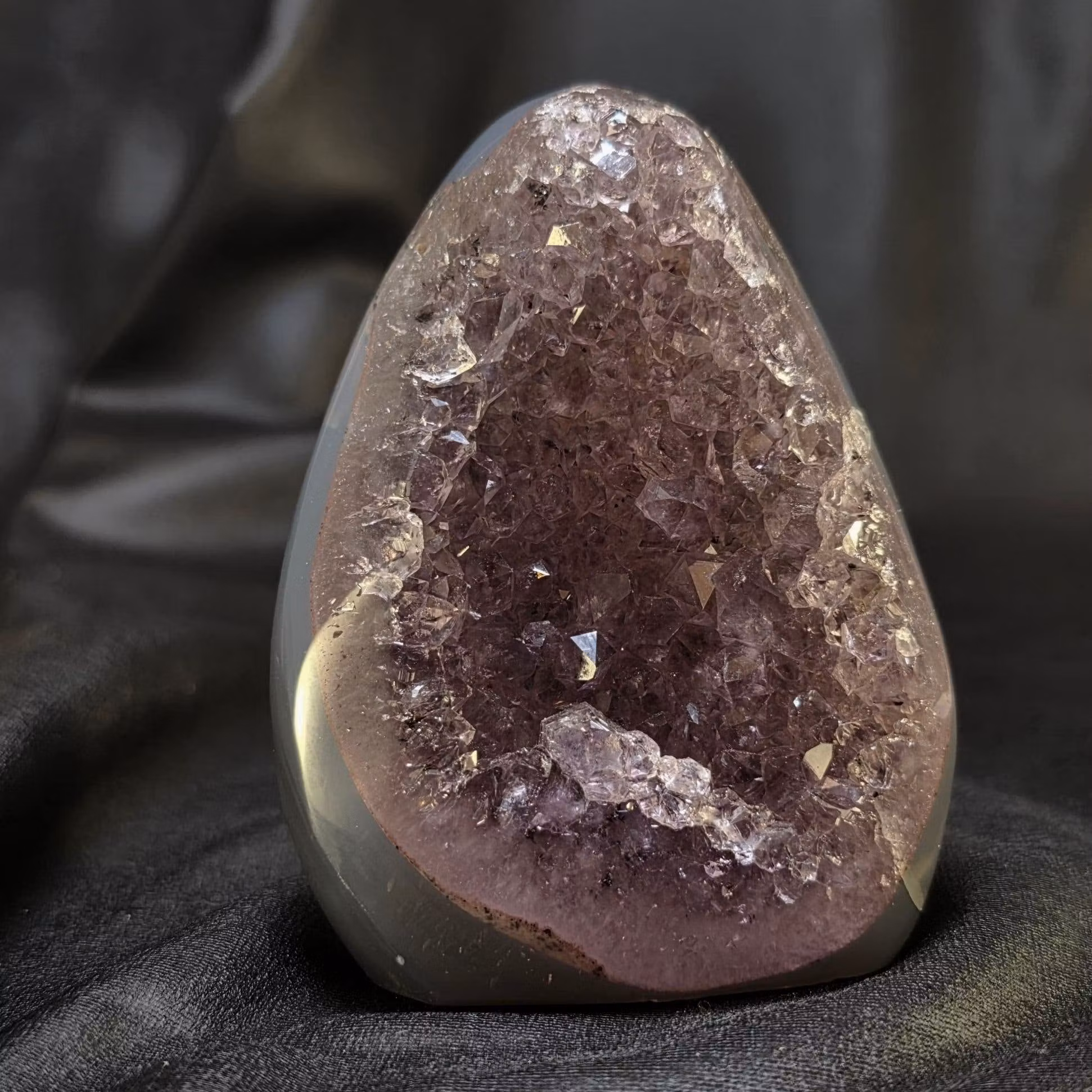 Agat Med Druzy Polerad Uruguay