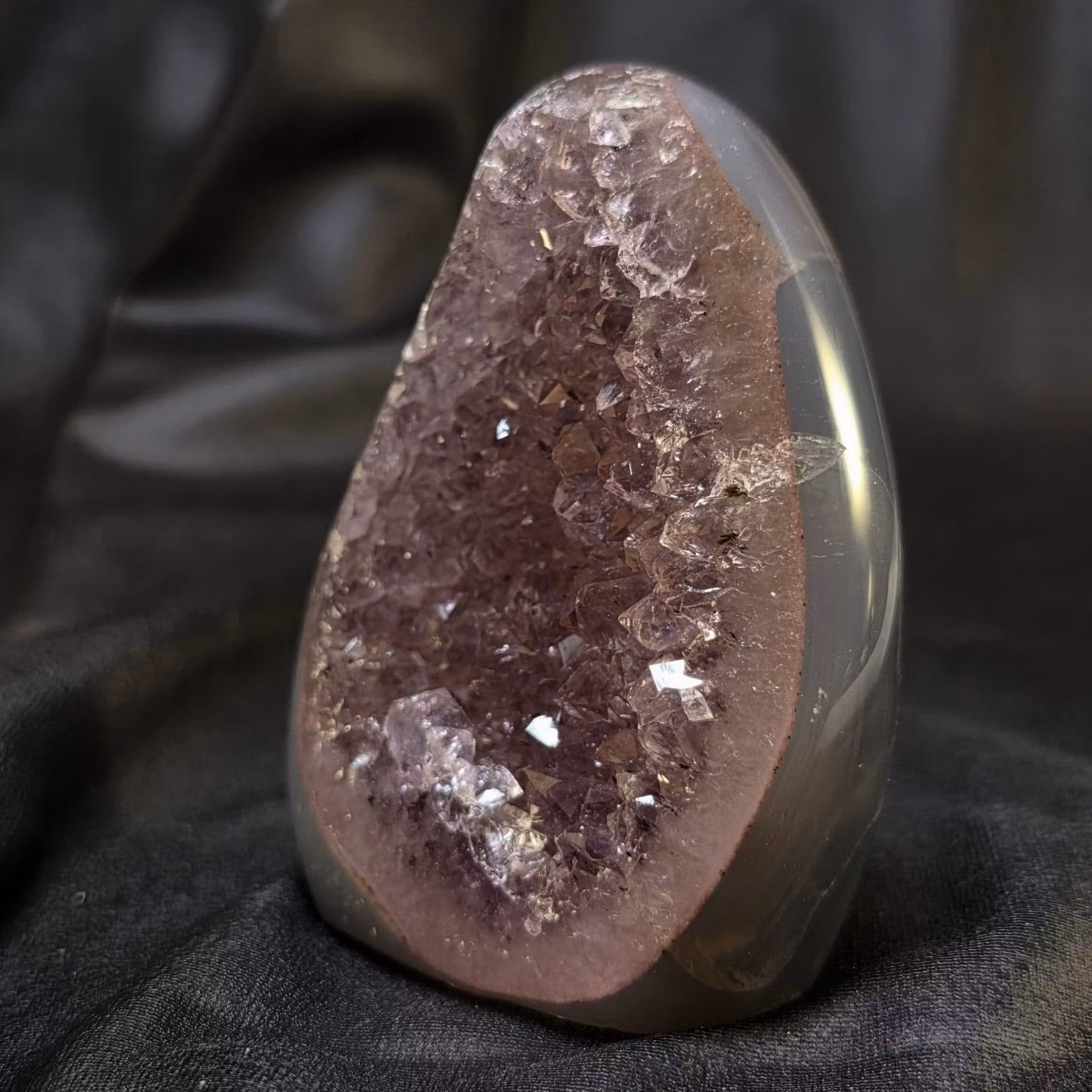 Agat Med Druzy Polerad Uruguay