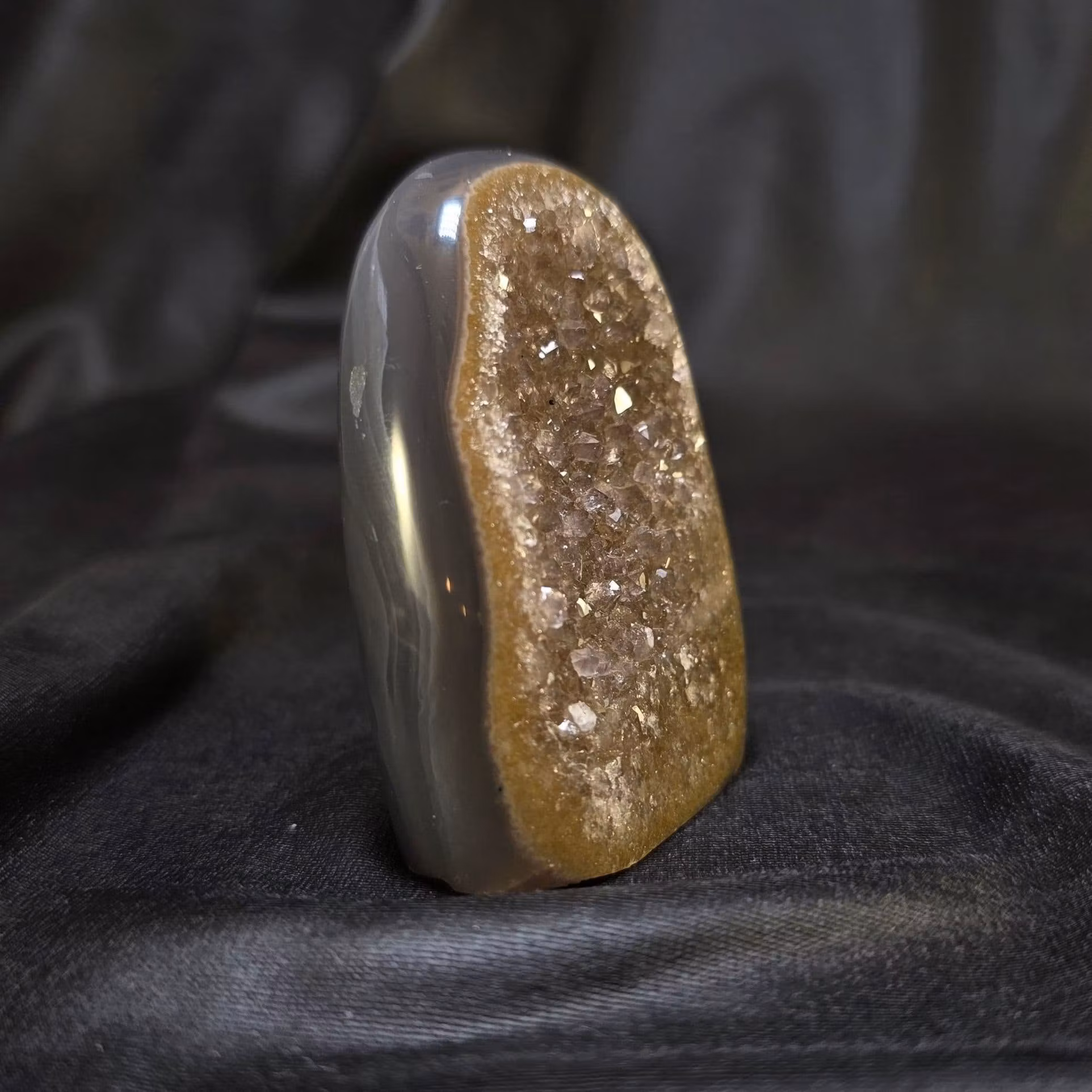 Agat Med Druzy Polerad Uruguay