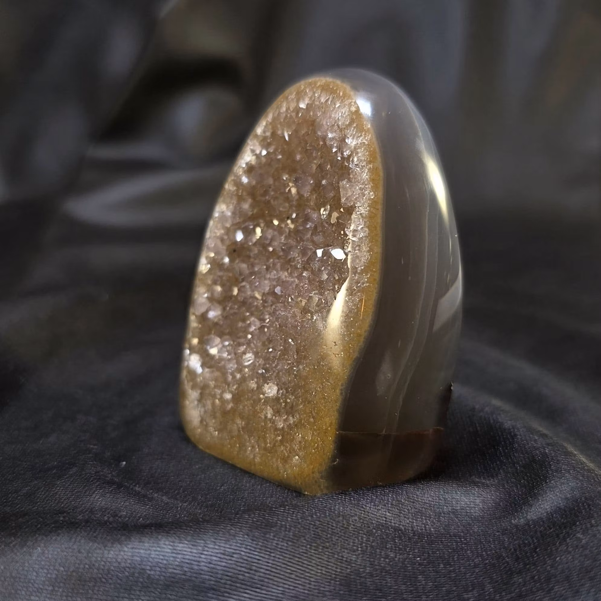 Agat Med Druzy Polerad Uruguay