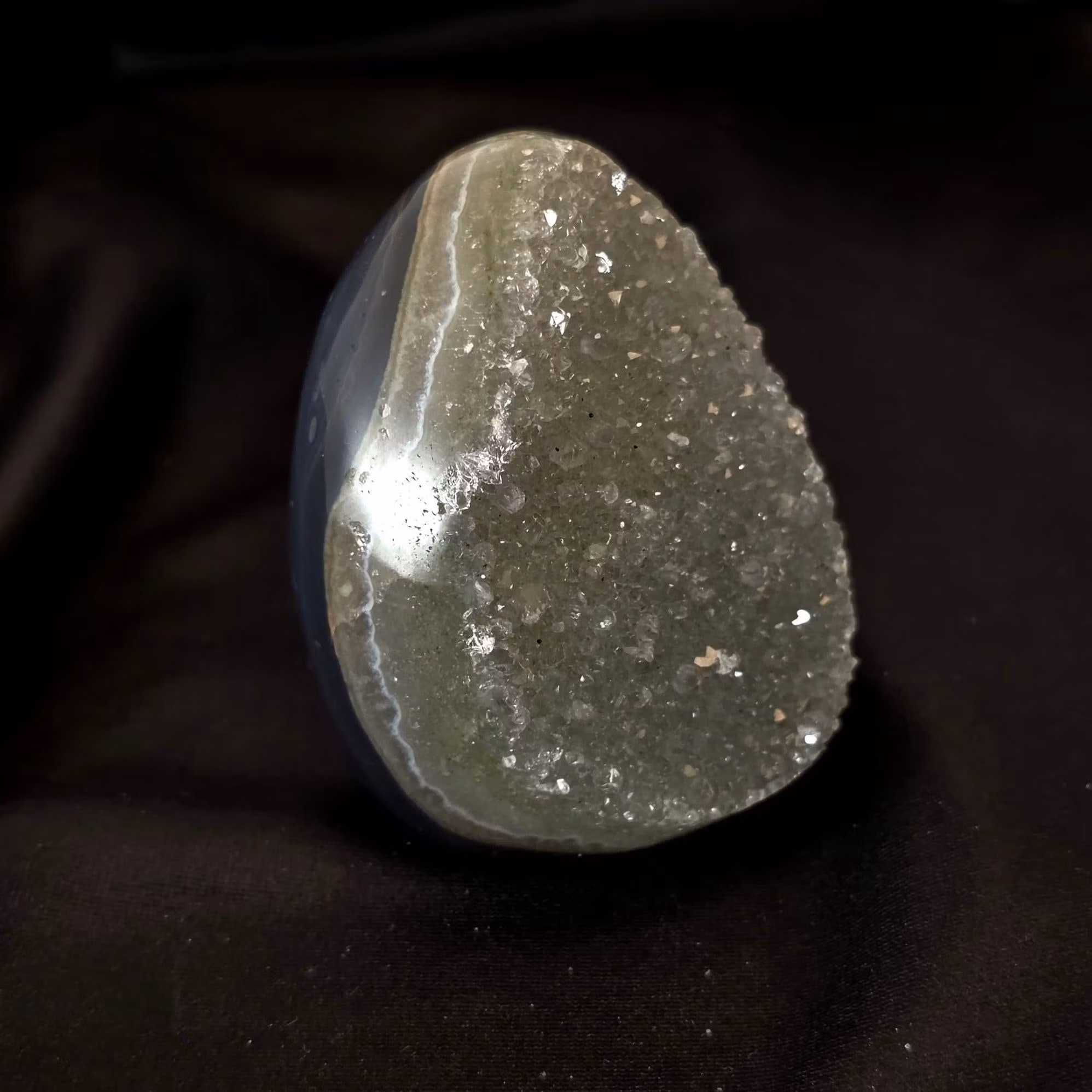 Agat Med Druzy Polerad Uruguay