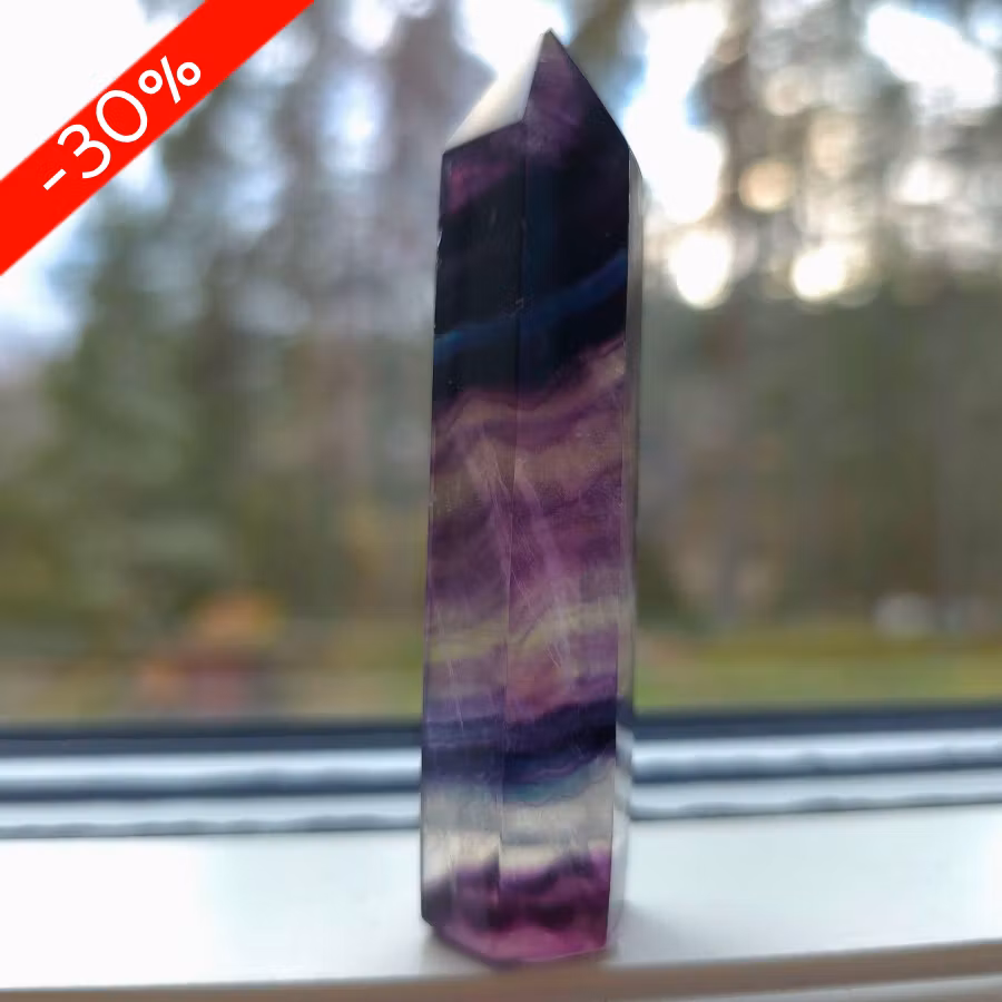 Regnbågsfluorit Torn nr 4
