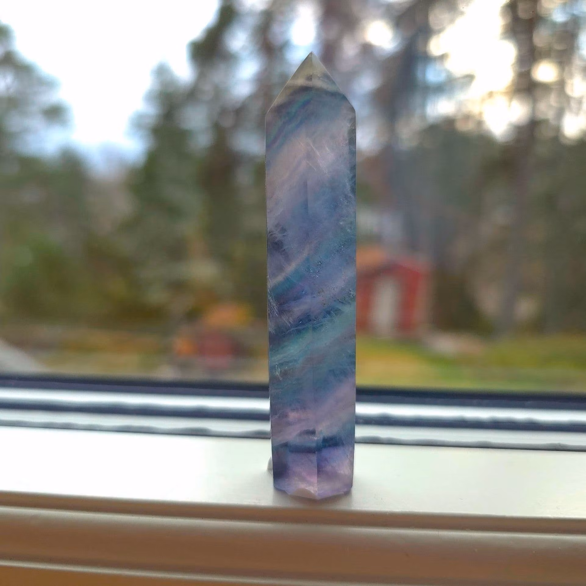Regnbågsfluorit Torn nr 5