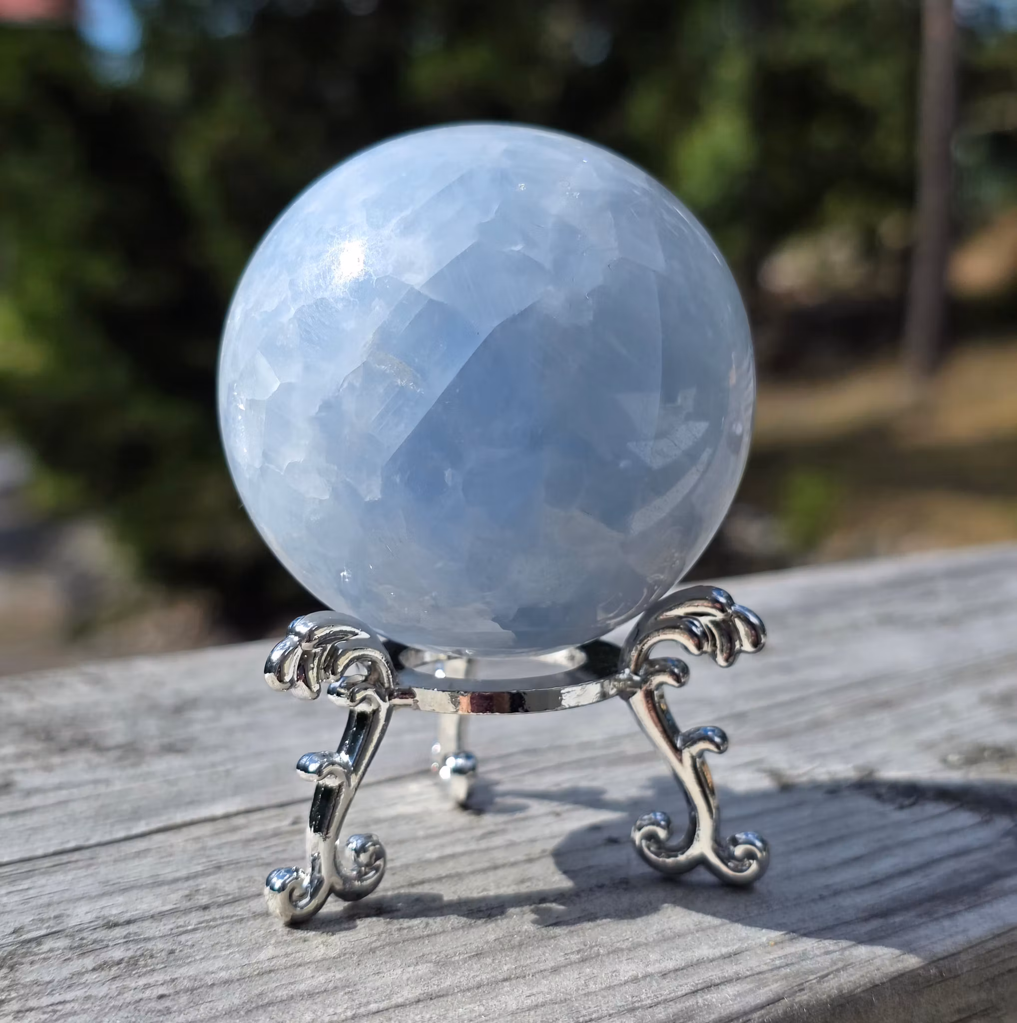 Klotställ Silverfärgat