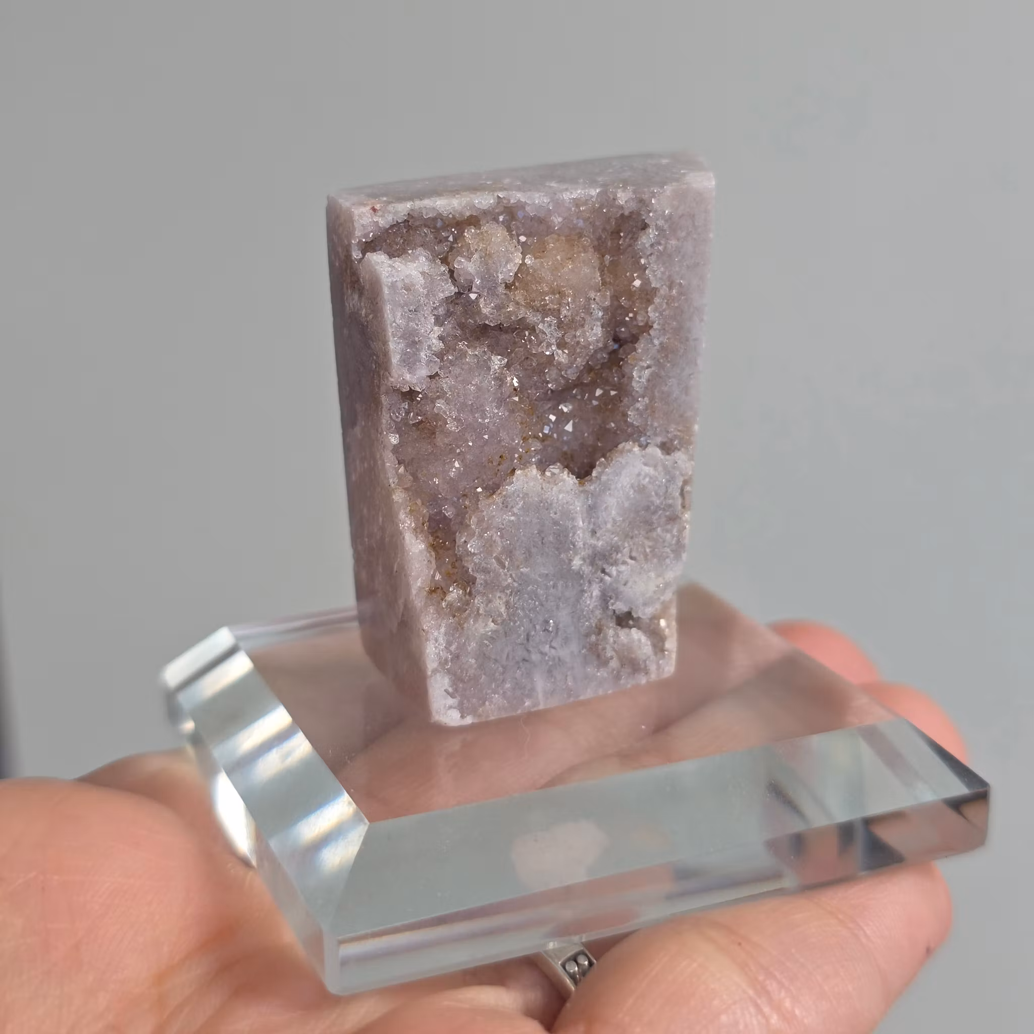Rosa Ametist Mini Druzy Bit