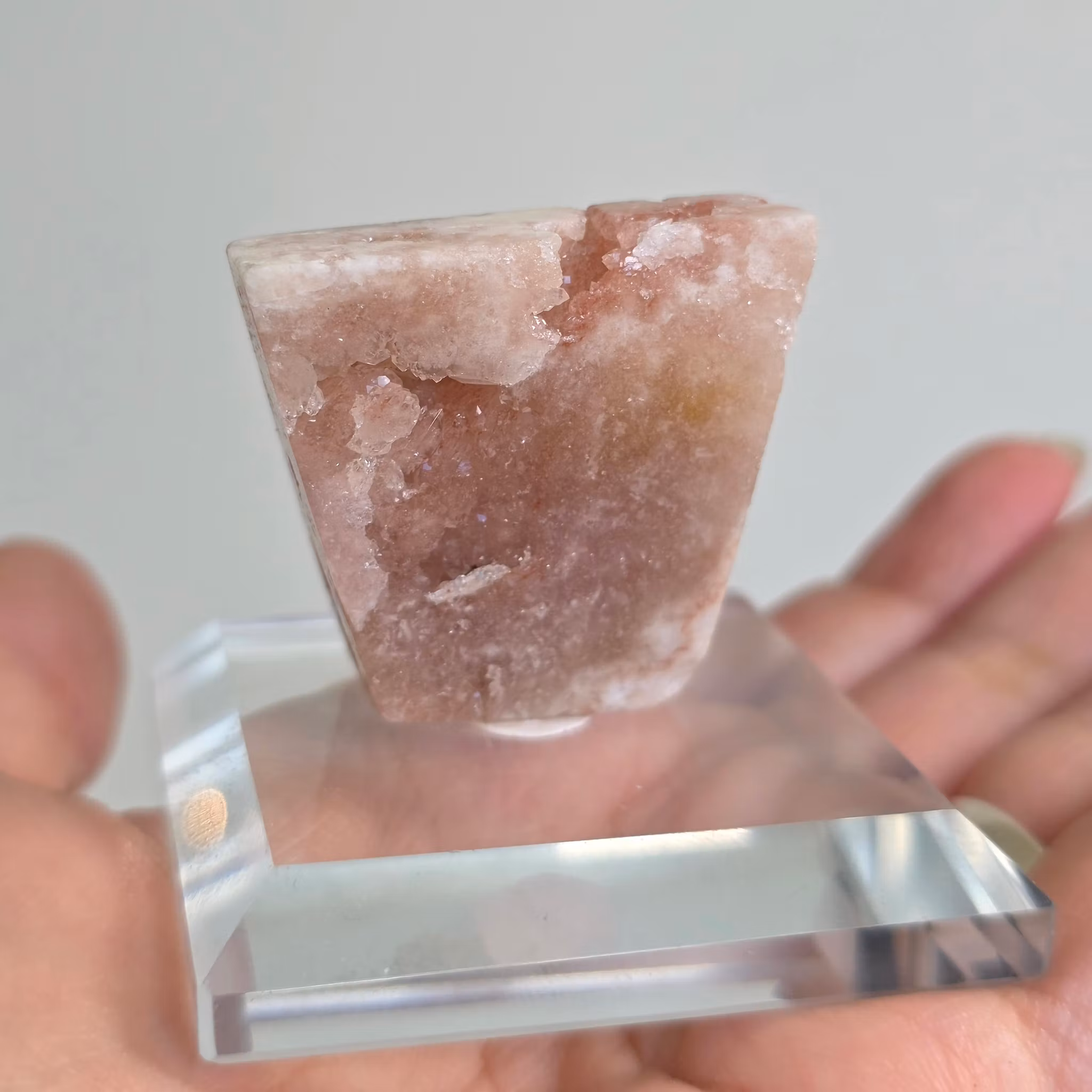 Rosa Ametist Mini Druzy Bit