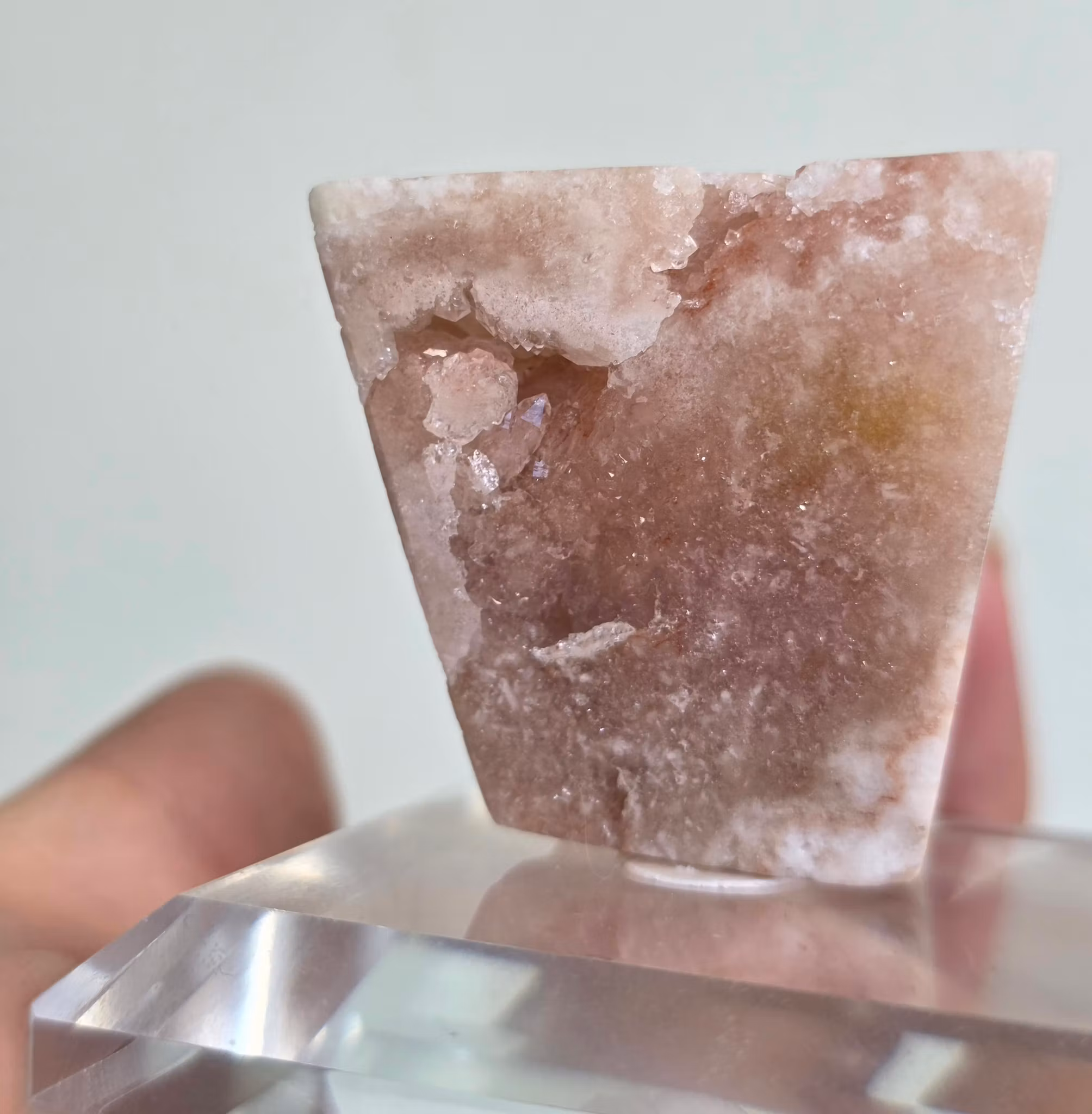 Rosa Ametist Mini Druzy Bit